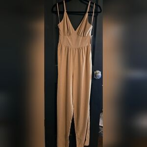 Tan Jumpsuit